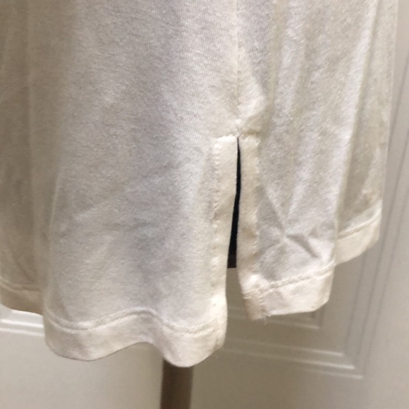 BCBG MAXAZRIA White Long Sleeve Shirt M NWT - Picture 7 of 15